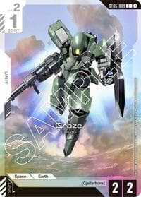 Graze (C+) - Starter Deck 05: Iron Bloom - Gundam Card Game card