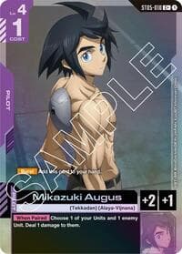 Mikazuki Augus (C+) - Starter Deck 05: Iron Bloom - Gundam Card Game card