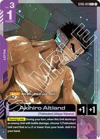 Akihiro Altland (C+) - Starter Deck 05: Iron Bloom - Gundam Card Game card