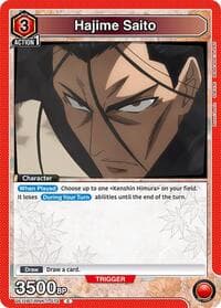 Hajime Saito (072) - UE11BT: Rurouni Kenshin - Union Arena card