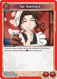 Tae Sekihara - UE11BT: Rurouni Kenshin - Union Arena card