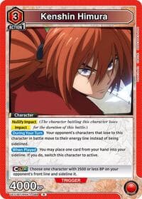 Kenshin Himura (088) - UE11BT: Rurouni Kenshin - Union Arena card