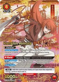 Kenshin Himura (090) (SR**) - UE11BT: Rurouni Kenshin - Union Arena card