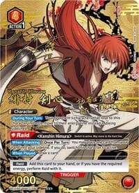 Kenshin Himura (090) (SR***) - UE11BT: Rurouni Kenshin - Union Arena card