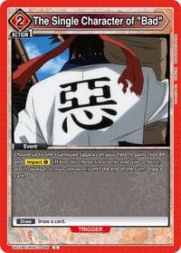 The Single Character of "Bad" - UE11BT: Rurouni Kenshin - Union Arena card