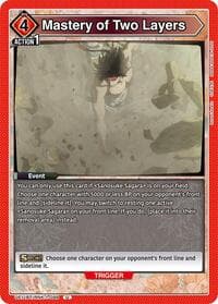 Mastery of Two Layers - UE11BT: Rurouni Kenshin - Union Arena card