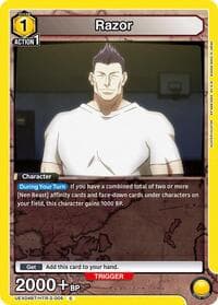 Razor (005) - UEX04BT: HUNTER X HUNTER Vol.2 - Union Arena card