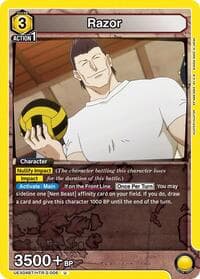 Razor (006) - UEX04BT: HUNTER X HUNTER Vol.2 - Union Arena card