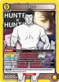 Razor (008) - UEX04BT: HUNTER X HUNTER Vol.2 - Union Arena card