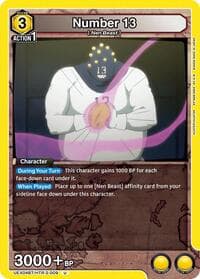 Number 13 - UEX04BT: HUNTER X HUNTER Vol.2 - Union Arena card