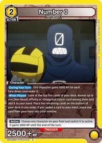 Number 0 - UEX04BT: HUNTER X HUNTER Vol.2 - Union Arena card