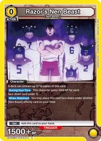 Razor's Nen Beast - UEX04BT: HUNTER X HUNTER Vol.2 - Union Arena card