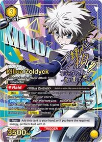 Killua Zoldyck (029) (SR**) - UEX04BT: HUNTER X HUNTER Vol.2 - Union Arena card