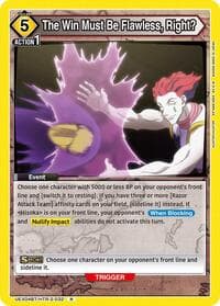 The Win Must Be Flawless, Right? - UEX04BT: HUNTER X HUNTER Vol.2 - Union Arena card