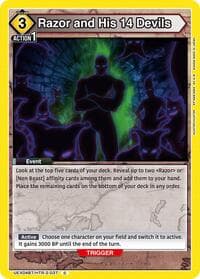 Razor and His 14 Devils - UEX04BT: HUNTER X HUNTER Vol.2 - Union Arena card