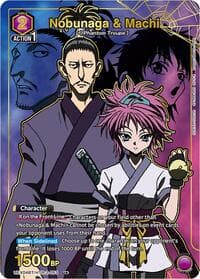 Nobunaga & Machi (U*) - UEX04BT: HUNTER X HUNTER Vol.2 - Union Arena card