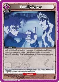 Family Vows - UEX04BT: HUNTER X HUNTER Vol.2 - Union Arena card