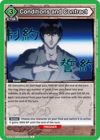 Conditions and Contract - UEX04BT: HUNTER X HUNTER Vol.2 - Union Arena card