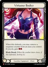 Virtuoso Bodice - Armory Deck: Pleiades - Flesh and Blood TCG card