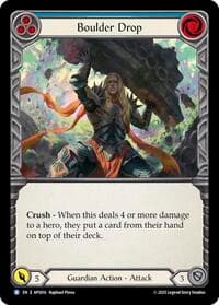 Boulder Drop (Blue) - Armory Deck: Pleiades - Flesh and Blood TCG card
