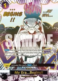 My Era...Begins!! (Alternate Art) - Premium Booster -The Best- Vol. 2 - One Piece Card Game card
