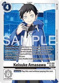 Keisuke Amasawa - Hackers' Slumber - Digimon Card Game card