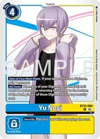 Yu Nogi - Hackers' Slumber - Digimon Card Game card