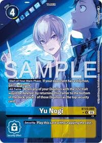 Yu Nogi (Alternate Art) - Hackers' Slumber - Digimon Card Game card