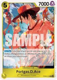 Portgas.D.Ace - PRB02-018 - Premium Booster -The Best- Vol. 2 - One Piece Card Game card