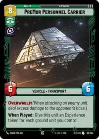 PreMor Personnel Carrier - Secrets of Power - Star Wars: Unlimited card
