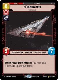 Fulminatrix - Fleet Killer - Secrets of Power - Star Wars: Unlimited card