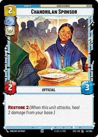 Chandrilan Sponsor - Secrets of Power - Star Wars: Unlimited card