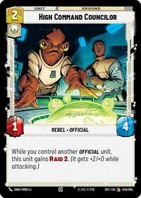 High Command Councilor - Secrets of Power - Star Wars: Unlimited card