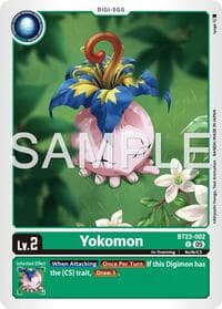 Yokomon - Hackers' Slumber - Digimon Card Game card