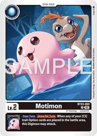 Motimon - Hackers' Slumber - Digimon Card Game card