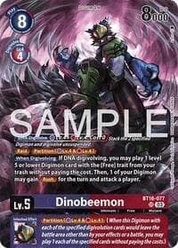 Dinobeemon - Limited Card Pack -Another Knight- - Digimon Card Game card