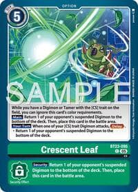 Crescent Leaf - Hackers' Slumber - Digimon Card Game card