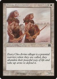 Fresh Volunteers - Mercadian Masques - Magic: The Gathering card