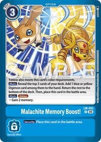 Malachite Memory Boost! - Limited Card Pack -Another Knight- - Digimon Card Game card