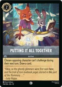 Putting It All Together - Whispers in the Well - Disney Lorcana card