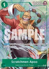 Scratchmen Apoo - EB01-015 (Alternate Art) - Premium Booster -The Best- Vol. 2 - One Piece Card Game card