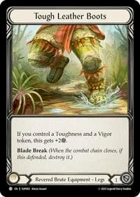 Tough Leather Boots - Super Slam - Flesh and Blood TCG card