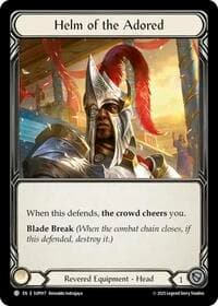 Helm of the Adored - Super Slam - Flesh and Blood TCG card