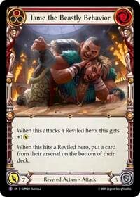 Tame the Beastly Behavior - Super Slam - Flesh and Blood TCG card