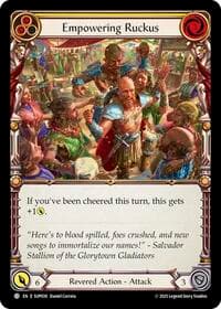 Empowering Ruckus - Super Slam - Flesh and Blood TCG card