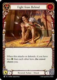 Fight from Behind (Red) - Super Slam - Flesh and Blood TCG card