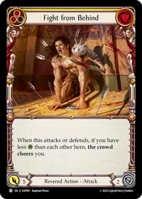 Fight from Behind (Yellow) - Super Slam - Flesh and Blood TCG card