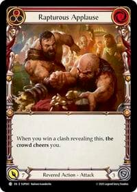 Rapturous Applause (Red) - Super Slam - Flesh and Blood TCG card