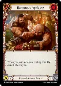 Rapturous Applause (Yellow) - Super Slam - Flesh and Blood TCG card