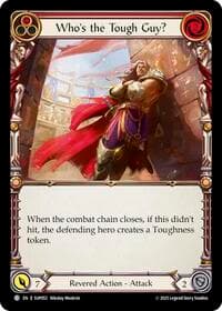 Who's the Tough Guy? (Red) - Super Slam - Flesh and Blood TCG card